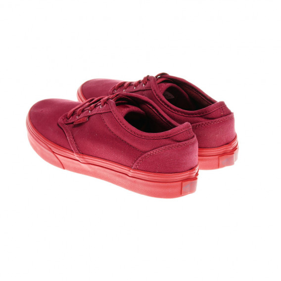 Pantofi unisex de culoare roșie cu talpă din cauciuc Vans 49139 2