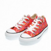 Pantofi cu șireturi și imprimeu color pentru fete CONVERSE 49147 