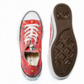 Pantofi cu șireturi și imprimeu color pentru fete CONVERSE 49149 3