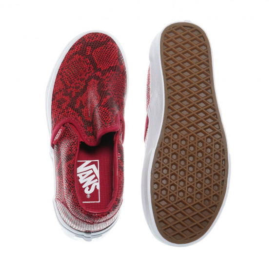 Teniși roșii, cu imprimeu cu șarpe, pentru fete Vans 49167 3