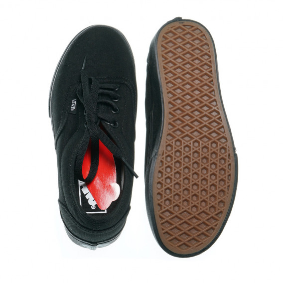 Pantofi negri, sport, cu șireturi, unisex Vans 49216 3