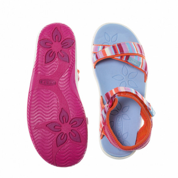 Sandale cu barete colorate, pentru fete  Keen 49235 3
