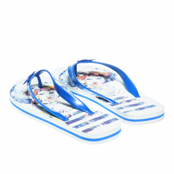 Flip-flops cu un imprimeu pentru fete Bluemarine 49334 2