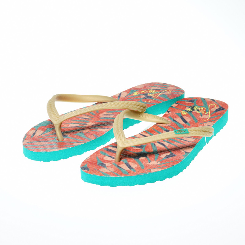 Flip-flops pentru fete cu imprimeu colorat  49336