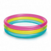 Piscina gonflabilă pentru copii, în culori vii, 86 x 25 cm Intex 49833 