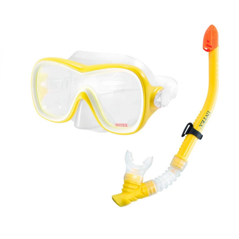Set de snorkel și mască, galben  49848