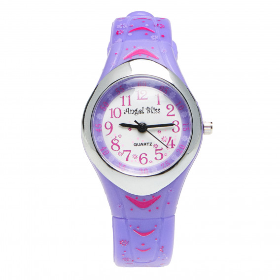 Ceas de lux pentru fete, violet ANGEL BLISS 50536 