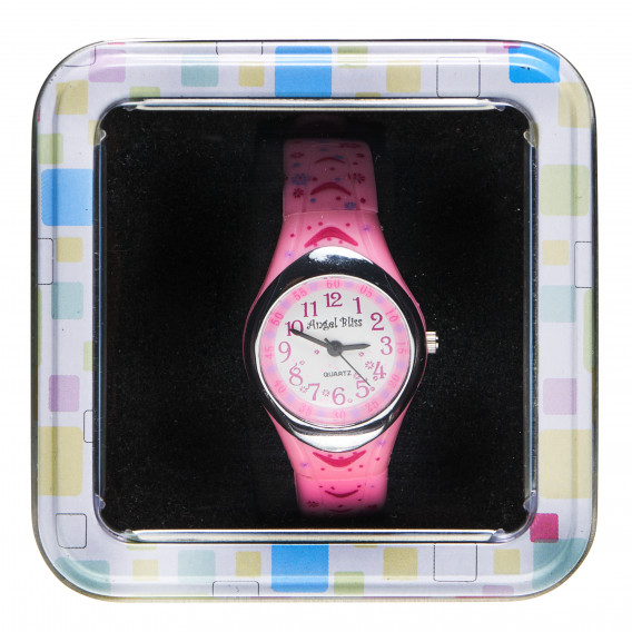 Ceas de lux pentru fete, roz deschis ANGEL BLISS 50548 3