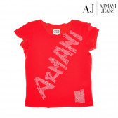 Tricou din bumbac cu mânecă scurtă Armani pentru fete Armani 50592 