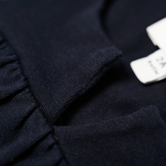 Bluză din bumbac cu mânecă scurtă Armani cu imprimeu de inimă pentru fete Armani 50649 3