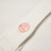 Bluză din bumbac cu mânecă scurtă cu imprimeu în față pentru fetițe Armani 50721 3
