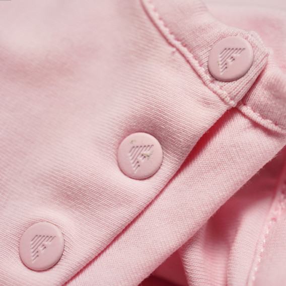Fustă de bumbac de culoare roz pentru fetițe Armani 50725 3