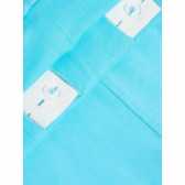 Pantaloni scurți din bumbac organic, de culoare albastru deschis pentru băieți Name it 50821 3