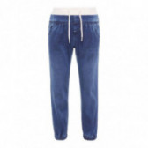 Jeans cu broderie și elastic roz pentru fete Name it 50857 