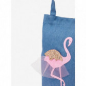 Geantă pentru fete de culoare albastră cu imprimeu de flamingo Name it 50877 5