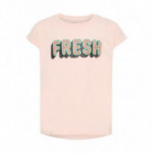 Bluză din mânecă scurtă din bumbac organic cu etichetă FRESH pentru fete Name it 50970 