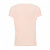 Bluză din mânecă scurtă din bumbac organic cu imagine de înghețată pentru fete Name it 51002 2