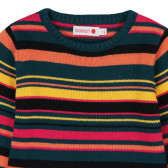 Rochie tricotată în dungi multicolore Boboli 518 3