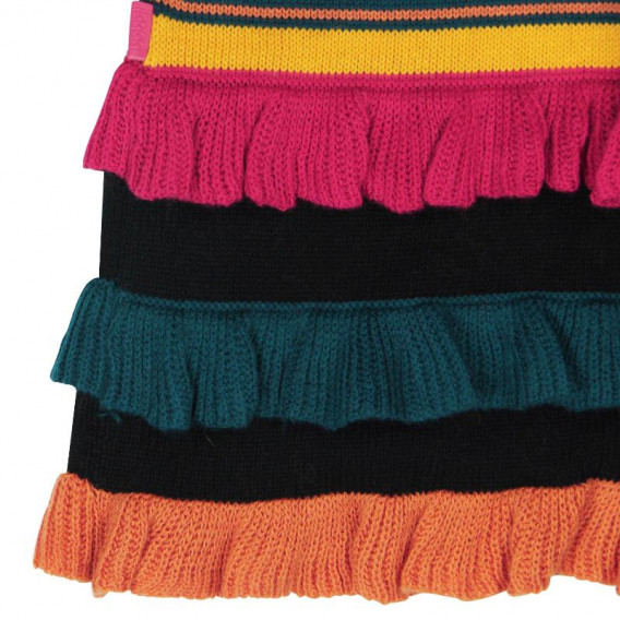 Rochie tricotată în dungi multicolore Boboli 519 4