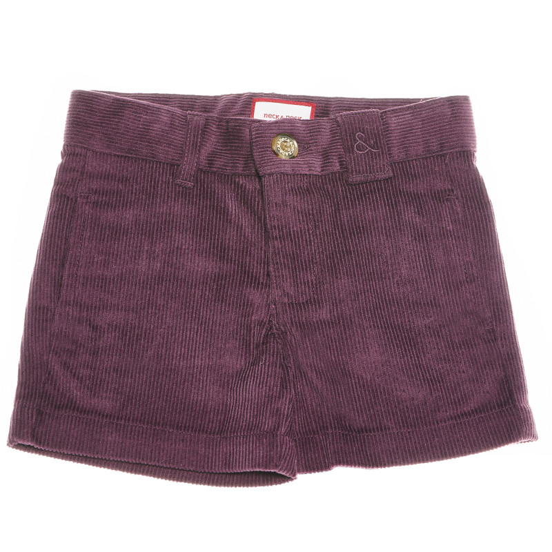 Pantaloni reiați, violet, cu cinci buzunare pentru fete  51921