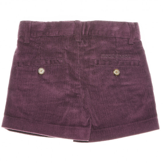 Pantaloni reiați, violet, cu cinci buzunare pentru fete Neck & Neck 51922 2