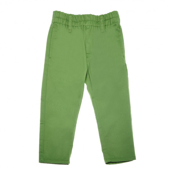 Pantaloni de bumbac, cu talie elastică, pentru băieți Neck & Neck 52020 