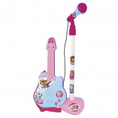 Set de chitare și microfon pentru copii, de culoare roz Paw patrol 52388 2