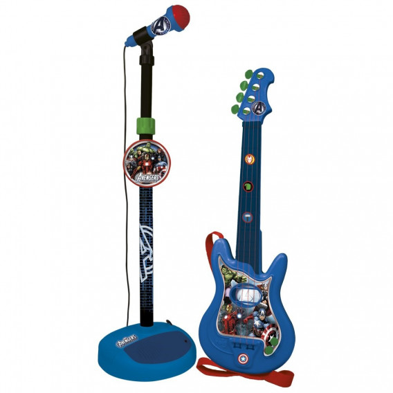 Chitară și microfon pentru copii, Set Avengers Avengers 52390 2