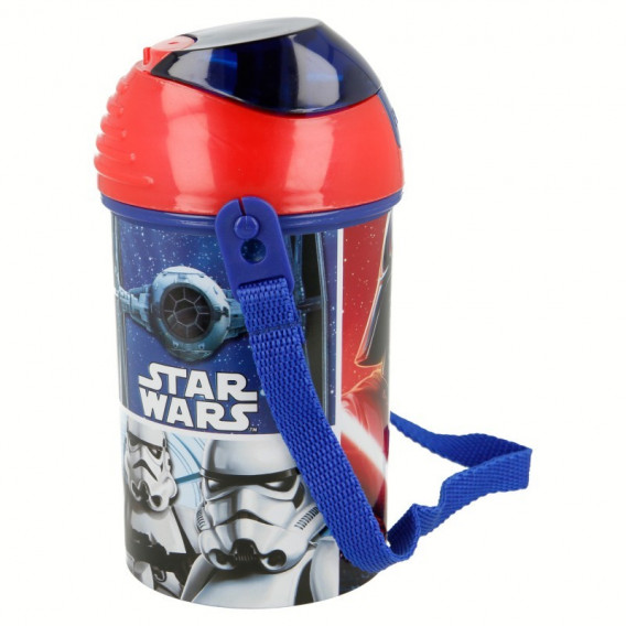 Sticlă de plastic cu capac cu buton, Revenge of the Sith, 450 ml Star Wars 52791 2