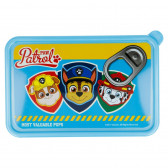 Cutie de sandwich unisex , cu personaje Paw Patrol, capac albastru Paw patrol 52921 