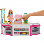 Set de jocuri de lumini și sunete - bucătărie Barbie 53051 5