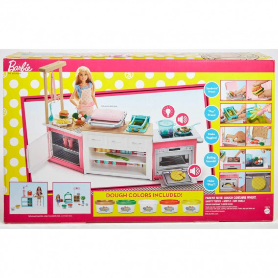 Set de jocuri de lumini și sunete - bucătărie Barbie 53053 7