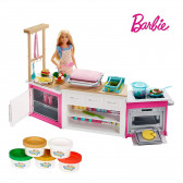 Set de jocuri de lumini și sunete - bucătărie Barbie 53054 8