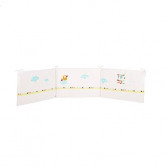 Margine pentru pătuț din material textil pentru copii, alb Tuc Tuc 53078 2