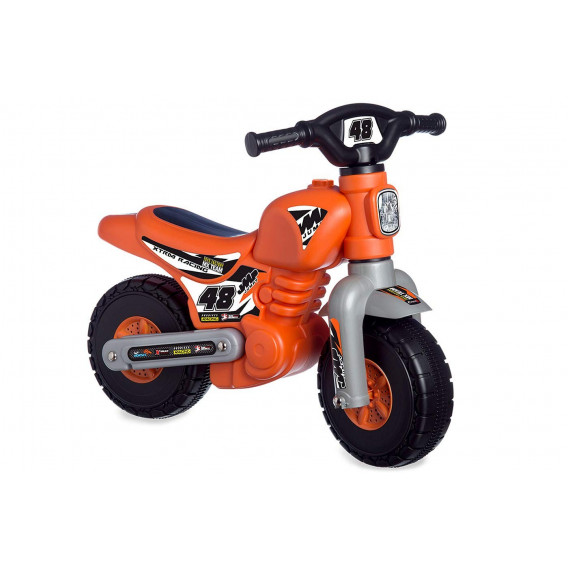Motocicletă de culoare portocalie, Jumpy pentru copii Chicos 53079 