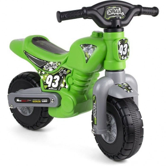 Motocicletă pentru copii, Samurai de culoare verde Chicos 53082 1