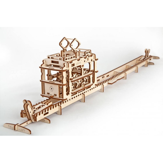 Puzzle mecanic, Tramvai 3D Ugears 53163 8