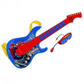 Chitară electronică pentru copii cu ochelari și microfon Spiderman 53298 2