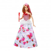 Păpușa Barbie - o prințesă muzicală cu lumini din regatul dulce Barbie 53558 3