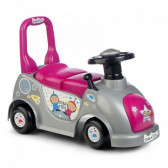 Mașină roz pentru călărie și împingere, Starkids Chicos 53681 