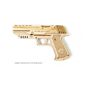 Pistol de puzzle mecanic 3D Ugears 53746 3