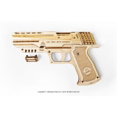 Pistol de puzzle mecanic 3D Ugears 53747 4