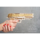 Pistol de puzzle mecanic 3D Ugears 53757 14