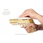 Pistol de puzzle mecanic 3D Ugears 53764 21