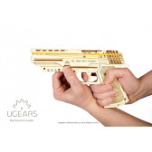 Pistol de puzzle mecanic 3D Ugears 53765 22