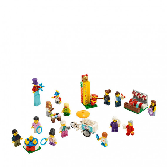 Set Constructor cu Oameni - Târg cu 183 de piese Lego 54031 2