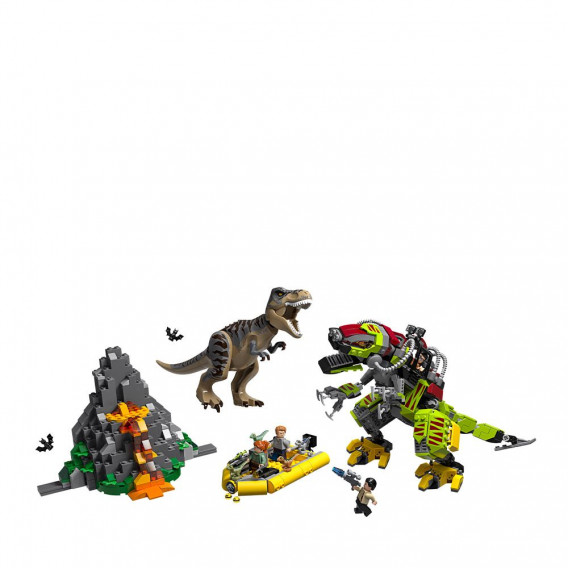 Lego ”Bătălie între tiranosaur și dinozaur” 716 piese Lego 54067 2