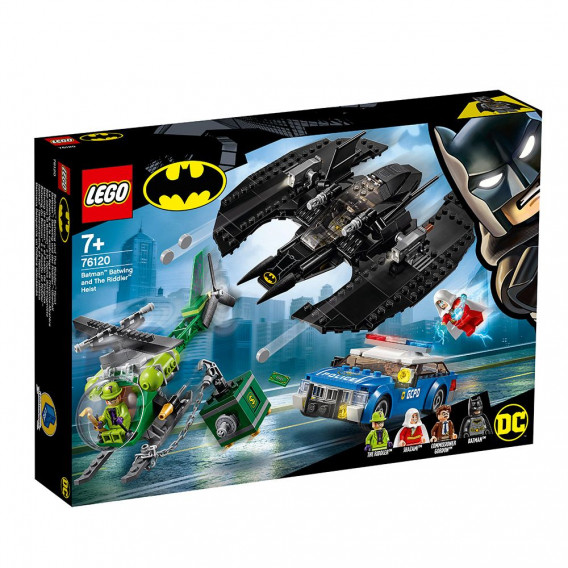 Lego Batman ™ - ”Batwinga și furt cu Riddler ™”, 489 piese Lego 54082 