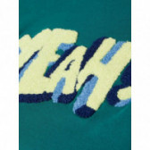 Bluză din bumbac cu mânecă lungă pentru băieți, pe verde Name it 54217 3