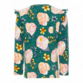 Bluză din bumbac cu mânecă lungă pentru fete, cu imprimeu floral Name it 54257 2